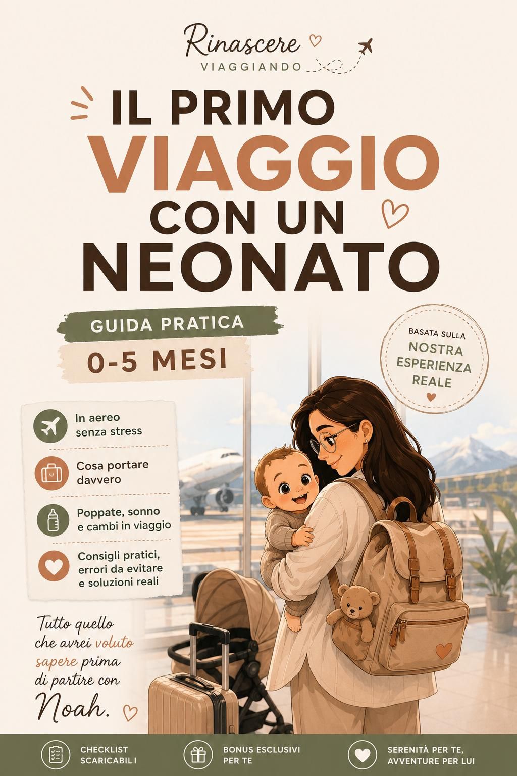 Il primo viaggio con un neonato (0-5 mesi)